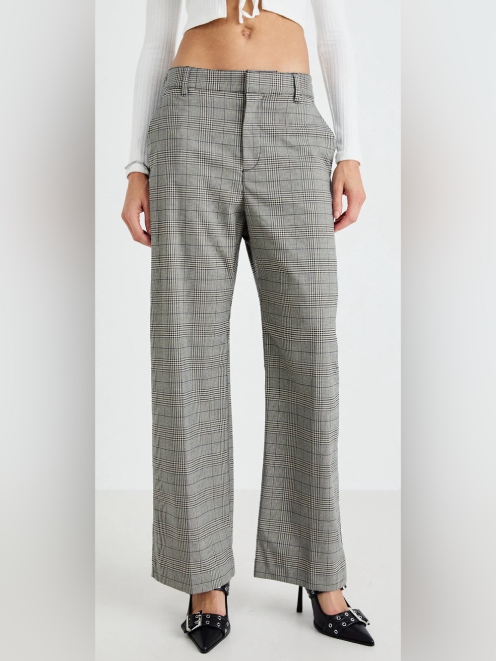 GAP Womens Plaid Dress Pants